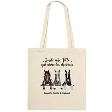 Charger l'image dans la galerie, Jusqu'à 3 chevaux, Sac fourre-tout personnalisé cheval, Sac fourre-tout cheval humour, maman cheval