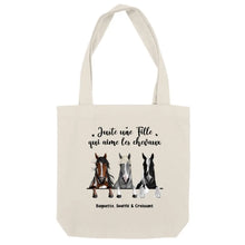 Charger l'image dans la galerie, Jusqu'à 3 chevaux, Sac fourre-tout personnalisé cheval, Sac fourre-tout cheval humour, maman cheval