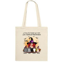 Charger l'image dans la galerie, Jusqu'à 12 chats, Sac fourre-tout personnalisé chat, Halloween Maman chat, Sac fourre-tout chat femme