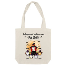 Charger l'image dans la galerie, Jusqu'à 12 chats, Sac fourre-tout personnalisé chat, maman chat, Sac fourre-tout d'halloween pour les amoureux des chats