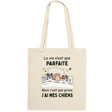 Charger l'image dans la galerie, Jusqu'à 4 chiens, Sac fourre-tout personnalisé chien, maman chien, papa chien, amoureux des chiens