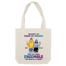 Charger l'image dans la galerie, Jusqu'à 3 personnes, Sac fourre-tout personnalisé meilleure amie, bff homme et femme, cadeaux pour les amis