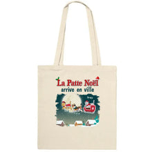 Charger l'image dans la galerie, Jusqu'à 6 chats, Sac fourre-tout personnalisé chat, Sac fourre-tout chat, La Patte Noël arrive en ville