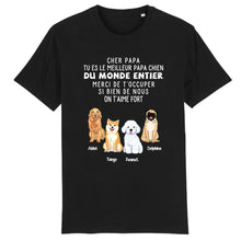Charger l'image dans la galerie, Jusqu'à 12 Chiens, T shirt personnalisé chien, papa chien tee shirt, Cadeau pour les amoureux des chiens