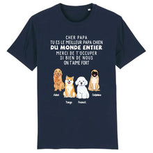 Charger l'image dans la galerie, Jusqu'à 12 Chiens, T shirt personnalisé chien, papa chien tee shirt, Cadeau pour les amoureux des chiens
