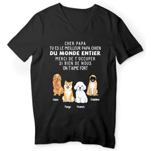 Charger l'image dans la galerie, Jusqu'à 12 Chiens, T shirt personnalisé chien, papa chien tee shirt, Cadeau pour les amoureux des chiens