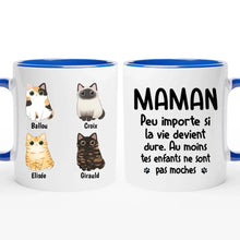 Charger l'image dans la galerie, Jusqu'à 9 chats, mug chat personnalisé, mug maman chat, Tasse pour les amoureux des chats