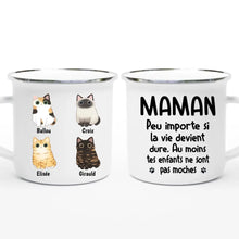 Charger l'image dans la galerie, Jusqu'à 9 chats, mug chat personnalisé, mug maman chat, Tasse pour les amoureux des chats