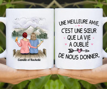 Charger l'image dans la galerie, Jusqu'à 5 filles, mug personnalisé meilleure amie, mug pour les meilleures amies, les sœurs, noms et arts personnalisés