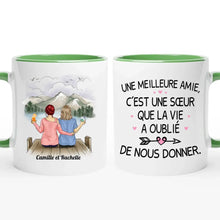 Charger l'image dans la galerie, Jusqu'à 5 filles, mug personnalisé meilleure amie, mug pour les meilleures amies, les sœurs, noms et arts personnalisés