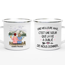Charger l'image dans la galerie, Jusqu'à 5 filles, mug personnalisé meilleure amie, mug pour les meilleures amies, les sœurs, noms et arts personnalisés