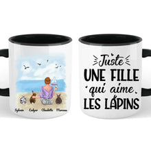 Charger l'image dans la galerie, Jusqu'à 9 lapins, mug personnalisé lapin, juste une femme qui aime les lapins