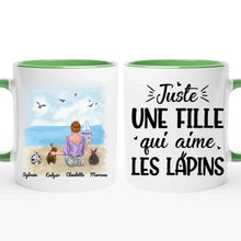 Charger l'image dans la galerie, Jusqu'à 9 lapins, mug personnalisé lapin, juste une femme qui aime les lapins