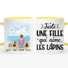 Charger l'image dans la galerie, Jusqu'à 9 lapins, mug personnalisé lapin, juste une femme qui aime les lapins