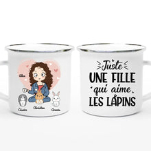 Charger l'image dans la galerie, Jusqu'à 9 lapins, mug personnalisé lapin, juste une femme qui aime les lapins