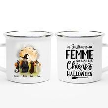 Charger l'image dans la galerie, Jusqu'à 6 chiens, mug personnalisé chien, tasse Halloween maman chien, femme qui aime les chiens