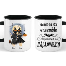 Charger l'image dans la galerie, Jusqu'à 6 femmes, tasse Halloween, mug personnalisé meilleure amie, chaque nuit est un Halloween