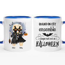 Charger l'image dans la galerie, Jusqu'à 6 femmes, tasse Halloween, mug personnalisé meilleure amie, chaque nuit est un Halloween