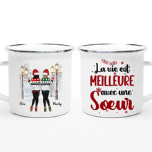 Charger l'image dans la galerie, Jusqu'à 6 filles, Tasse personnalisée soeur, Noël mug personnalisé soeur, cadeau de noël pour les amis
