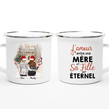 Charger l'image dans la galerie, Tasse Mère et Filles, L'amour entre une Mère et sa Fille est Éternel, cadeau fille en mère pour Noël