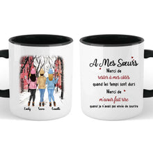 Charger l'image dans la galerie, Jusqu'à 6 filles, Mug personnalisé pour les sœurs, tasse personnalisée soeur
