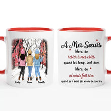 Charger l'image dans la galerie, Jusqu'à 6 filles, Mug personnalisé pour les sœurs, tasse personnalisée soeur