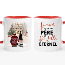 Charger l'image dans la galerie, Jusqu'à 5 filles, Tasse personnalisée pour papa, Cadeaux pour les filles, Tasse père-filles