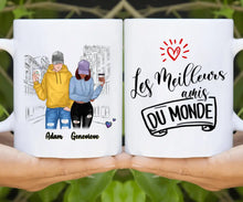 Charger l'image dans la galerie, Jusqu'à 3 personnes, Tasse personnalisée meilleurs amis (homme-femme), mug personnalisé meilleure amie