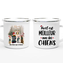Charger l'image dans la galerie, Jusqu'à 6 chiens, Maman chien, mug personnalisé chien, Noël est meilleur avec des chiens