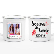 Charger l'image dans la galerie, Mug personnalisé soeur, Tasse Coeur, photos de la sœur, Soeurs de Coeur Forever