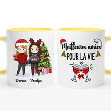 Charger l'image dans la galerie, Jusqu'à 5 filles, Tasse personnalisée meilleures amies, cadeau pour les amis, cadeau personnalisé de Noël
