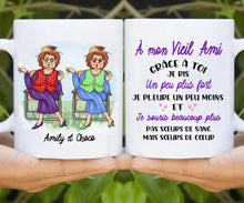 Charger l'image dans la galerie, Tasse personnalisée à mon vieil ami pour vos cadeaux d’anniversaire, cadeaux personnalisés pour les meilleurs amis