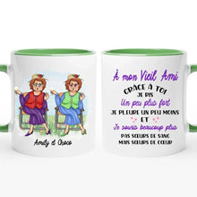 Charger l'image dans la galerie, Tasse personnalisée à mon vieil ami pour vos cadeaux d’anniversaire, cadeaux personnalisés pour les meilleurs amis