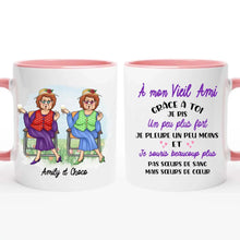 Charger l'image dans la galerie, Tasse personnalisée à mon vieil ami pour vos cadeaux d’anniversaire, cadeaux personnalisés pour les meilleurs amis