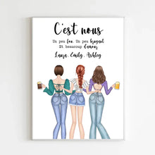 Charger l'image dans la galerie, Jusqu'à 3 amis, Cadeau personnalisé pour les amis, idee cadeau amis fille, message cadeau amis, cadeau ami anniversaire