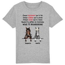 Charger l&#39;image dans la galerie, Jusqu&#39;à 3 chevaux, t shirt personnalisé cheval, t shirt cheval femme, tee shirt cheval humour
