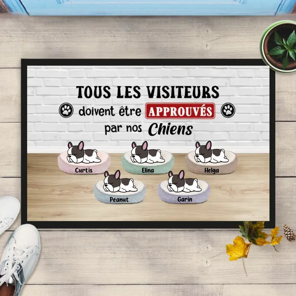 Jusqu'à 5 chiens, TOUS LES VISITEURS DOIVENT ÊTRE APPROUVÉS PAR NOTRE CHIEN