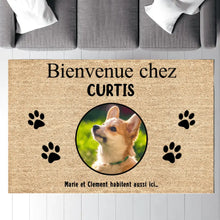 Charger l&#39;image dans la galerie, Jusqu&#39;à 9 chats, Tapis photo chiens chats, Carpette personnalisé pour les amoureux des chiens et des chats
