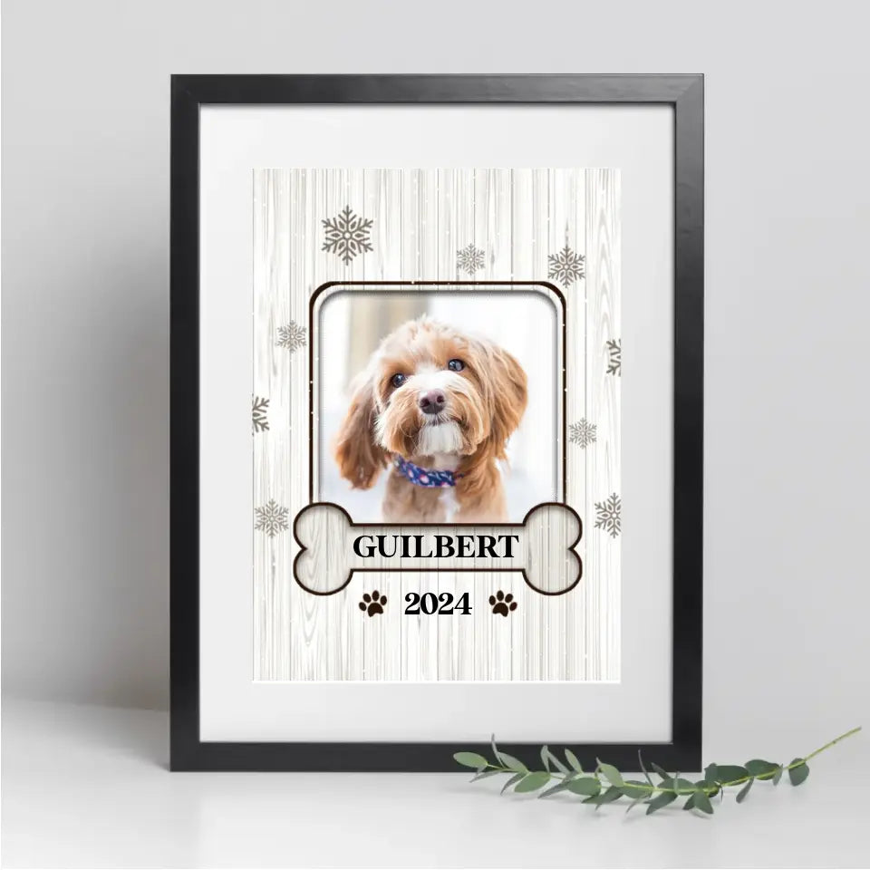 Passe partout personnalisée, Photo cadeau pour Maman et Papa chat, Chien, Animal, joyeux noël