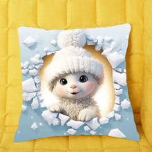 Charger l&#39;image dans la galerie, 3D bébé Mouton L&#39;hiver Fourre-tout personnalisés, Noël cadeau pour femme, maman, sœur, tante, grand-mère
