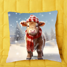 Charger l&#39;image dans la galerie, 3D Bébé Vache Angus Fourre-tout personnalisés, Noël cadeau pour femme, maman, sœur, tante, grand-mère
