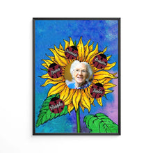 Charger l&#39;image dans la galerie, Tournesol Photo Poster premium encadré en bois Couverture personnalisée, cadeau pour Grand-mère, grand-père, maman, papa
