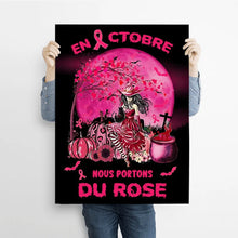 Charger l&#39;image dans la galerie, Sensibilisation au cancer du sein Couverture personnalisée, Plaid En octobre, nous portons du rose
