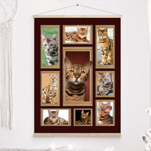 Charger l&#39;image dans la galerie, Chat du Bengale Toile à suspendre personnalisée, cadeau pour Amoureux des chats, maman chat, papa chat
