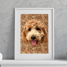 Charger l&#39;image dans la galerie, Goldendoodle Chiens Toile à suspendre personnalisée, cadeau pour Amoureux des chien, maman et papa chien
