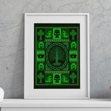 Charger l&#39;image dans la galerie, Arbre de vie symbole irlandais Couverture personnalisée, Plaid cadeau pour Amoureux des chiens, Irish Shamrock St Patrick&#39;s Day
