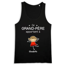Charger l&#39;image dans la galerie, Enfants Mots croisés, T-shirt personnalisé grand-père grand-mère, ce grand-père appartient à, fête des pères
