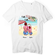 Charger l&#39;image dans la galerie, Date d&#39;anniversaire Mug personnalisé, Fête des mères Cadeaux pour maman, Plage, été, Telle mère, telle fille
