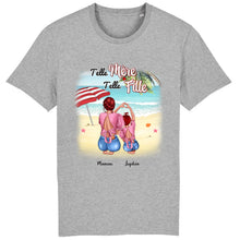 Charger l&#39;image dans la galerie, Date d&#39;anniversaire Mug personnalisé, Fête des mères Cadeaux pour maman, Plage, été, Telle mère, telle fille

