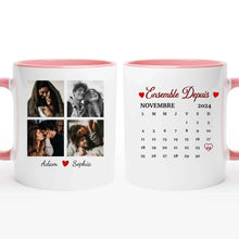 Charger l&#39;image dans la galerie, Date d&#39;anniversaire Mug Photo personnalisé,  Saint-Valentin Cadeaux pour couple, Épouse et mari, Ensemble Depuis
